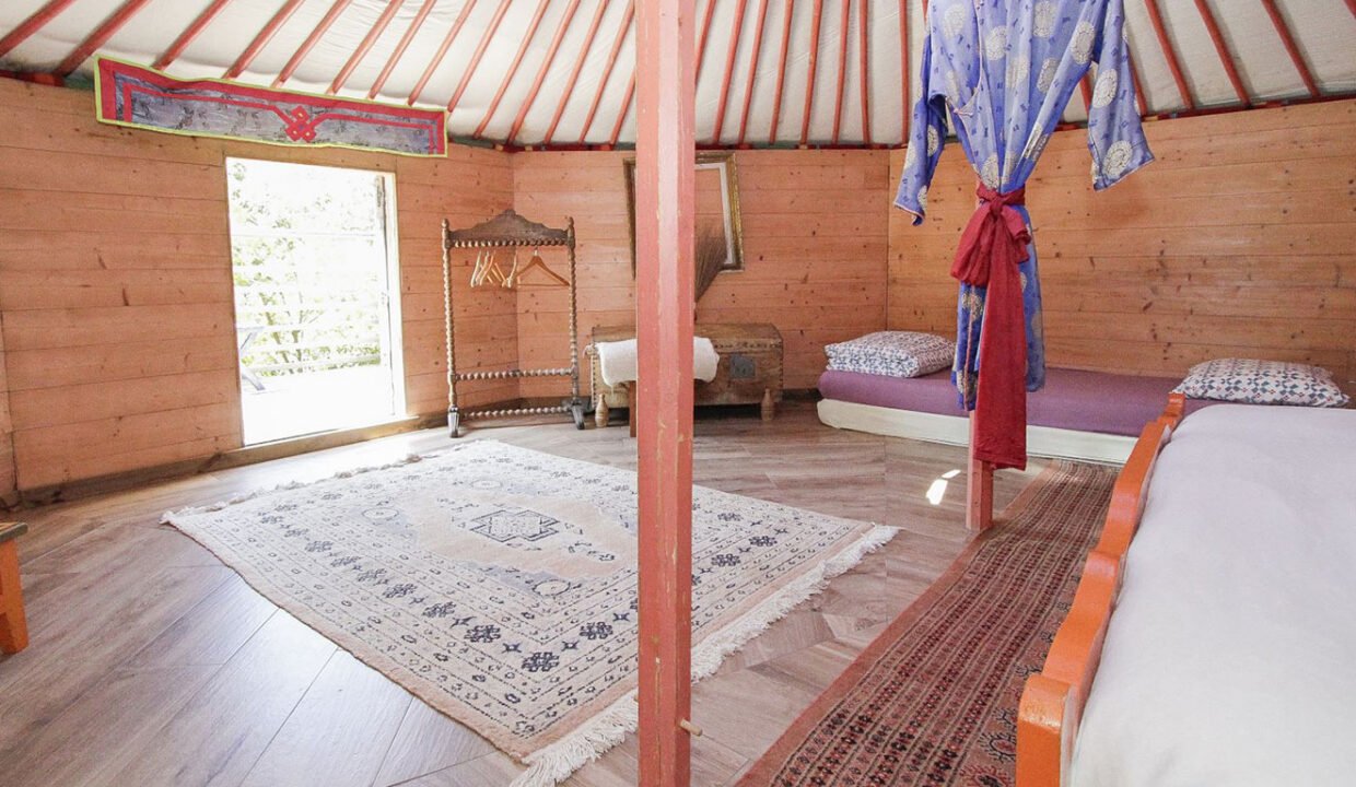 Intérieur de la Yourte